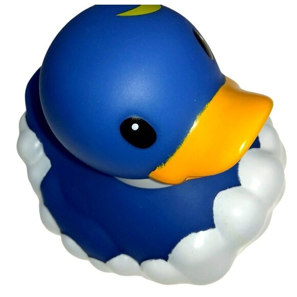 Infantino Fun Time Rubber Ducky Floating On Cloud Duck Moon Stars Nighty Bath 0+ - Picture 10 of 13